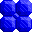 The original player-made design for the Sapphire Block