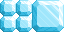 The textures of Crystal Block. The design on the left, which has a shape that resembles the Emerald Block, went unused in the final version of the game.