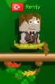 A player wearing Floating Leaf.