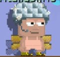 A player wearing Dancemaster's Crown