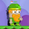 A player wearing the Leprechaun Suit