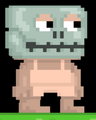 A player wearing the Skull Mask