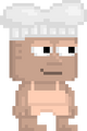 A player wearing the Chef Hat.