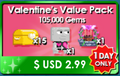 The Valentine's Value Pack during Valentine's Week 2023