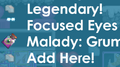A screenshot of a bugged/placeholder mod that seems to do nothing despite having the same icon as the "Legendary!" mod.