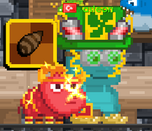 A player using Drinks Hat.