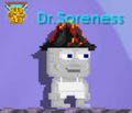 A player wearing the Red Volcanic Hat