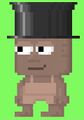 A player wearing the Top Hat