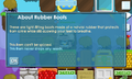 Rubber Boots' in-game description.
