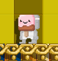 A player wearing the Happy Popsicle Mask.